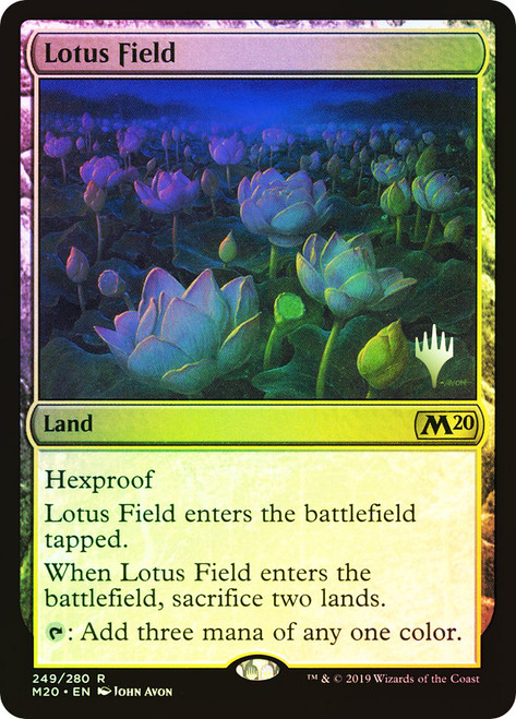 MTG 睡蓮の原野/Lotus Field No.158 ギャラクシーfoil Lotus Field (0158) (Borderless) (Galaxy Foil) • Edge of