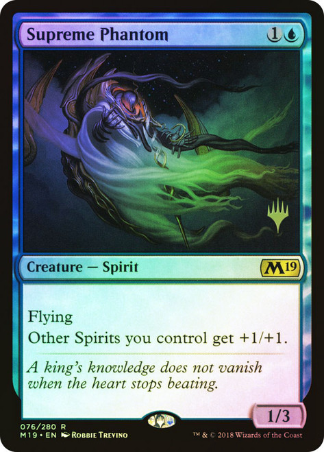 Supreme Phantom (Promo Pack) (Core Set 2019)\nPromo: Planeswalker Stamped\nSingle\nMagic The Gathering
