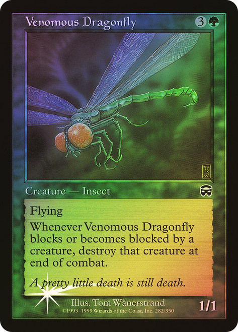 Venomous Dragonfly\nMercadian Masques\nSingle\nMagic The Gathering