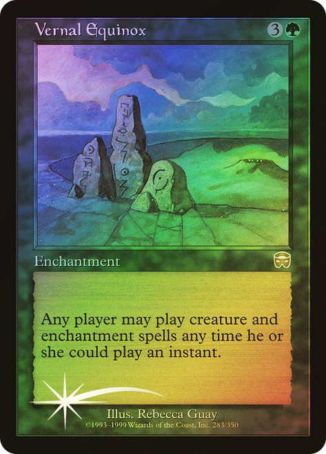 Vernal Equinox\nMercadian Masques\nSingle\nMagic The Gathering