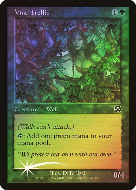 Vine Trellis\nMercadian Masques\nSingle\nMagic The Gathering