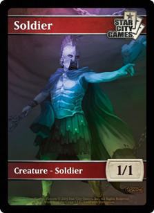 StarCityGames.com Token - Soldier\nPromo: General\nSingle\nMagic The Gathering