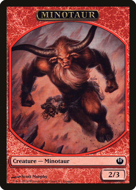 {Minotaur Token} (League)\nPromo: General\nSingle\nMagic The Gathering