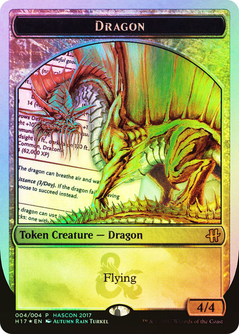 {Dragon Token} (HASCON 2017)\nPromo: General\nSingle\nMagic The Gathering