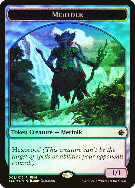 {Merfolk Token} // {Treasure Token} (FNM)\nPromo: General\nSingle\nMagic The Gathering
