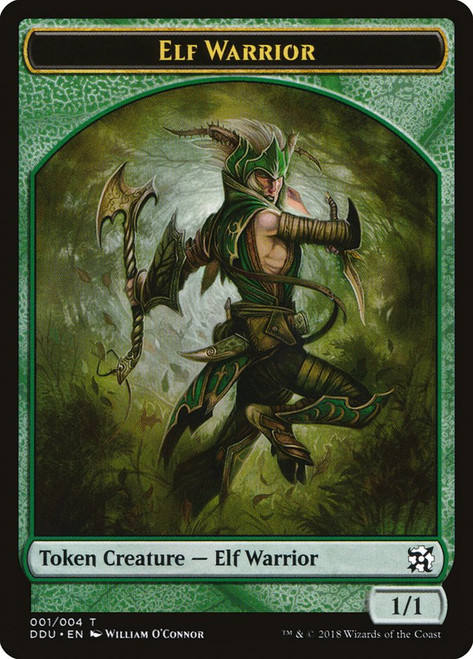 {Elf Warrior Token}\nDuel Decks: Elves vs. Inventors\nSingle\nMagic The Gathering