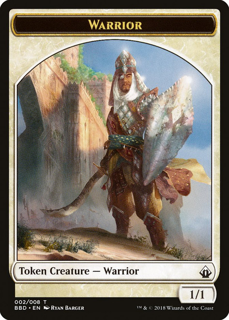 {Warrior Token}\nBattlebond\nSingle\nMagic The Gathering