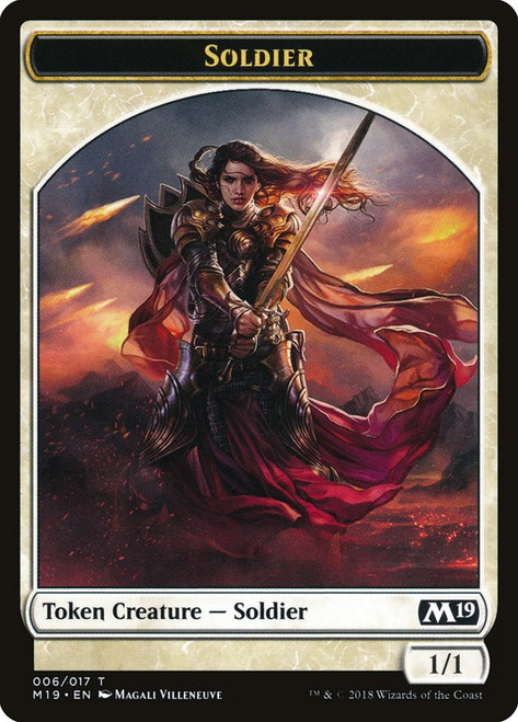 {Soldier Token}\nCore Set 2019\nSingle\nMagic The Gathering