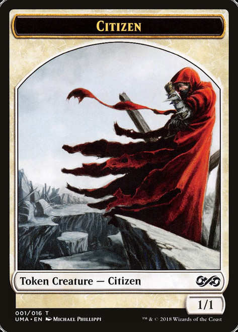 {Citizen Token}\nUltimate Masters\nSingle\nMagic The Gathering