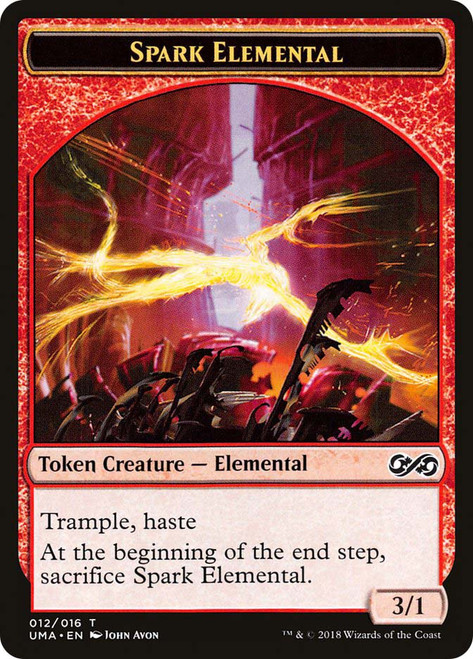 {Spark Elemental Token}
Ultimate Masters
Single
Magic: The Gathering