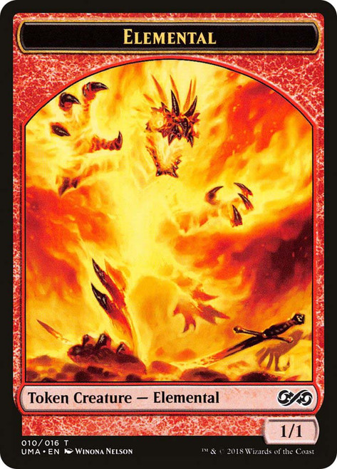 {Elemental Token} (#10)
Ultimate Masters
Single
Magic: The Gathering