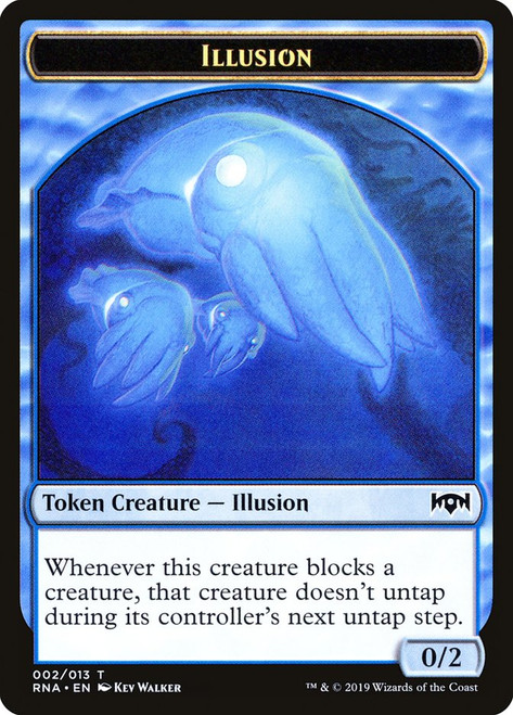 {Illusion Token}\nRavnica Allegiance\nSingle\nMagic The Gathering