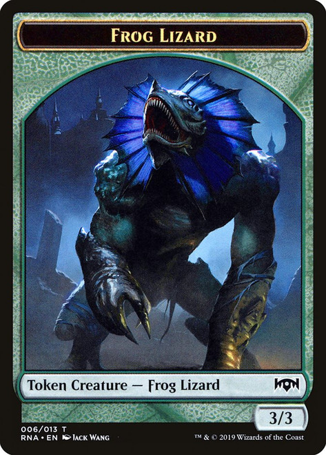 {Frog Lizard Token}\nRavnica Allegiance\nSingle\nMagic The Gathering