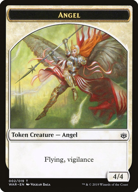 {Angel Token}\nWar of the Spark\nSingle\nMagic The Gathering