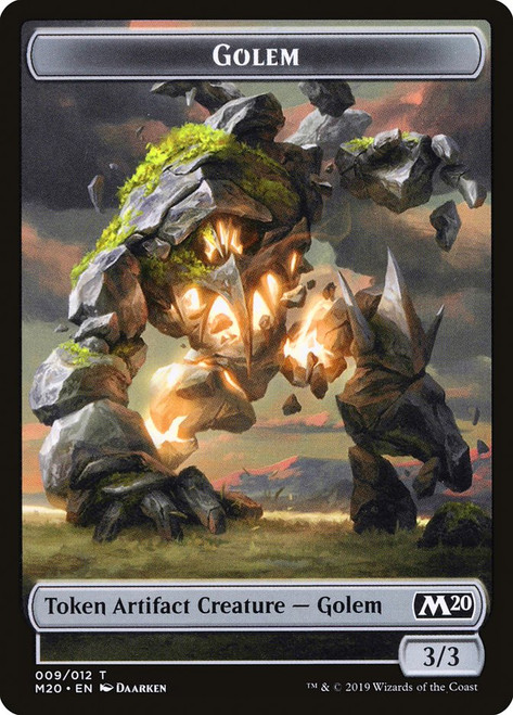 {Golem Token}\nCore Set 2020\nSingle\nMagic The Gathering