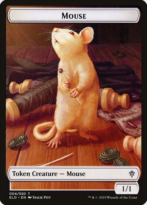 {Mouse Token}\nThrone of Eldraine\nSingle\nMagic The Gathering