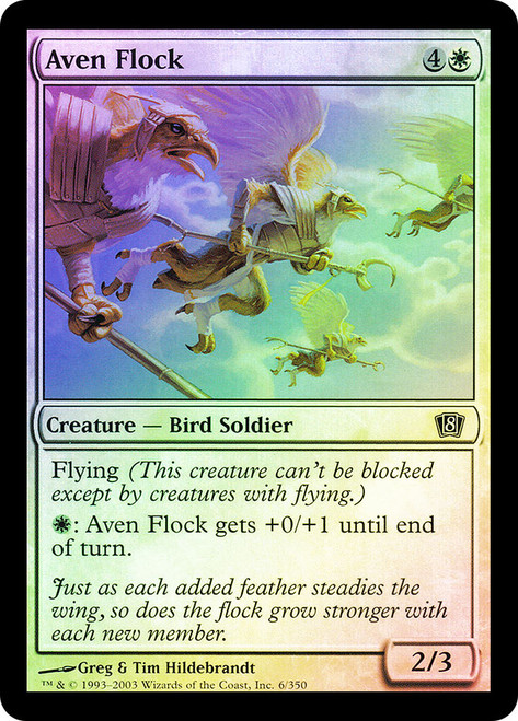 Aven Flock\n8th Edition\nSingle\nMagic The Gathering
