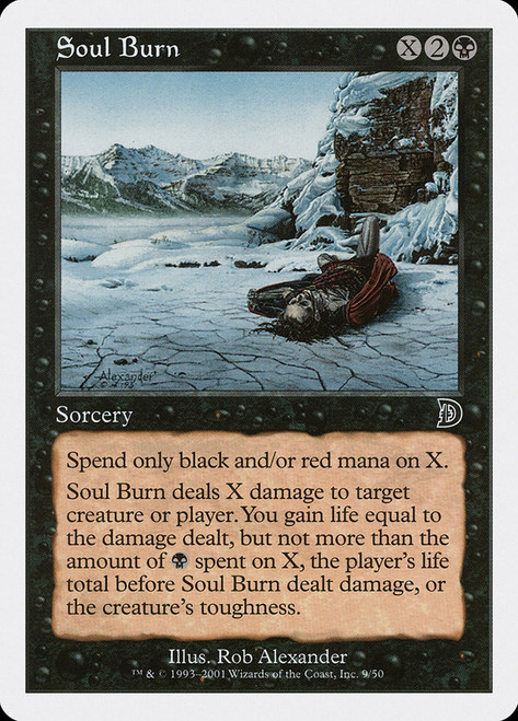 Soul Burn\nDeckmasters\nSingle\nMagic The Gathering
