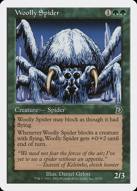 Woolly Spider\nDeckmasters\nSingle\nMagic The Gathering