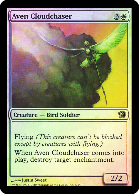 Aven Cloudchaser\n9th Edition\nSingle\nMagic The Gathering