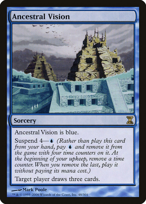 Ancestral Vision\nTime Spiral\nSingle\nMagic The Gathering