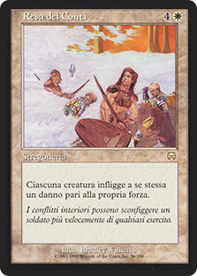 Wave of Reckoning
Mercadian Masques - Italian
Single
Magic The Gathering