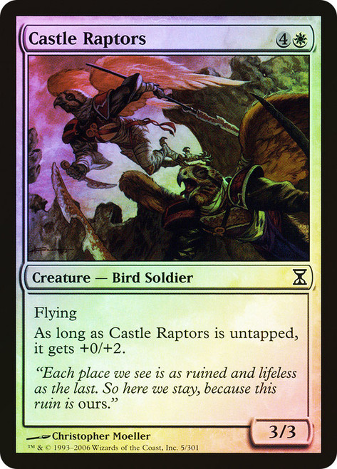 Castle Raptors\nTime Spiral\nSingle\nMagic The Gathering