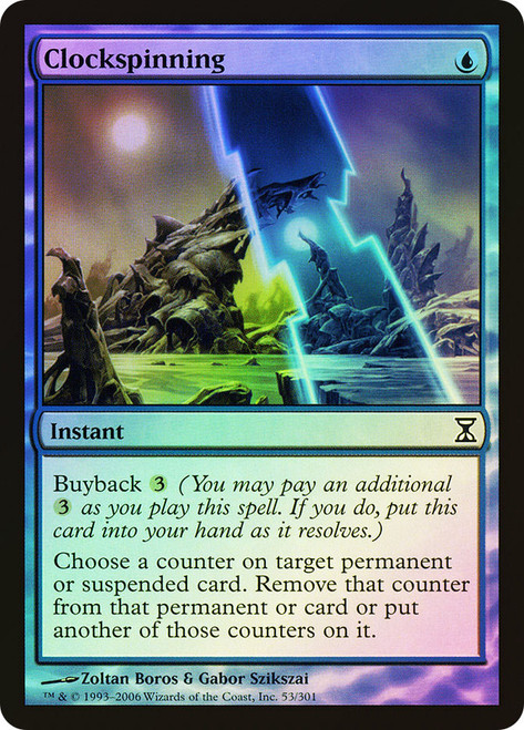 Clockspinning\nTime Spiral\nSingle\nMagic The Gathering