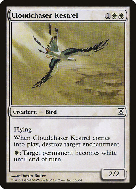 Cloudchaser Kestrel\nTime Spiral\nSingle\nMagic The Gathering