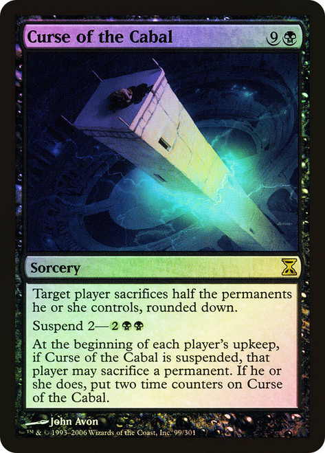 Curse of the Cabal\nTime Spiral\nSingle\nMagic The Gathering