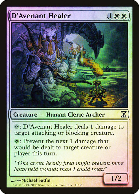 D'Avenant Healer\nTime Spiral\nSingle\nMagic The Gathering