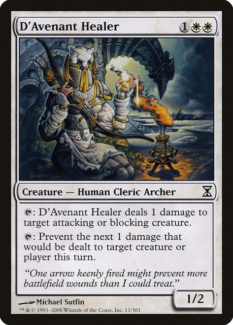 D'Avenant Healer\nTime Spiral\nSingle\nMagic The Gathering