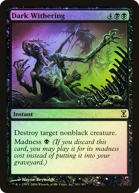Dark Withering\nTime Spiral\nSingle\nMagic The Gathering