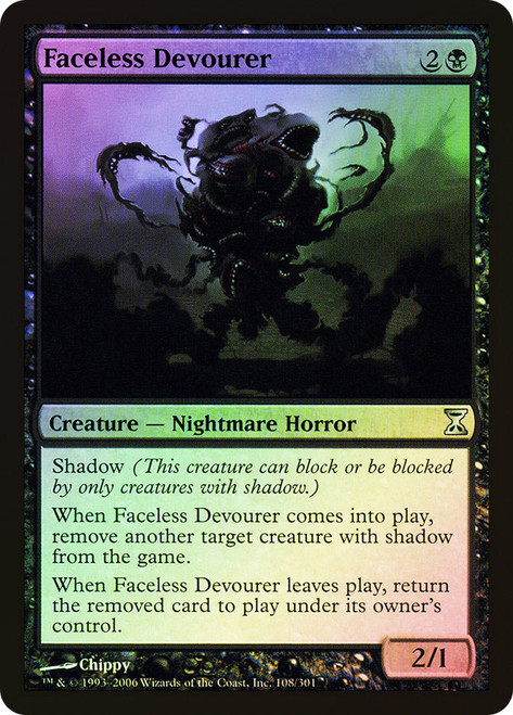 Faceless Devourer\nTime Spiral\nSingle\nMagic The Gathering