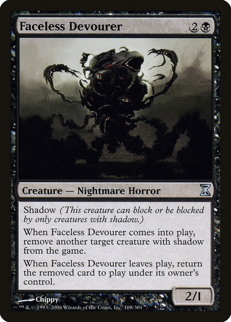Faceless Devourer\nTime Spiral\nSingle\nMagic The Gathering