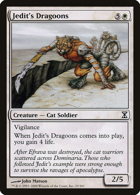 Jedit's Dragoons\nTime Spiral\nSingle\nMagic The Gathering