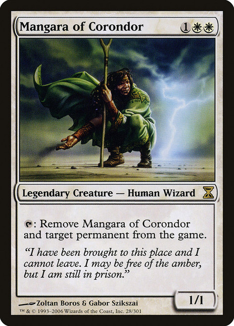 Mangara of Corondor\nTime Spiral\nSingle\nMagic The Gathering