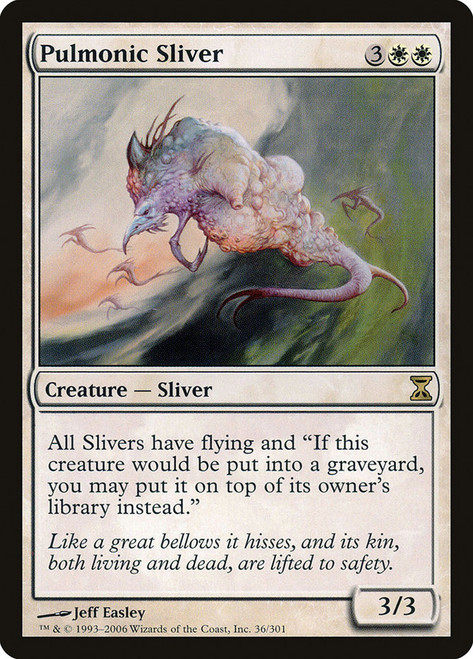 Pulmonic Sliver\nTime Spiral\nSingle\nMagic The Gathering