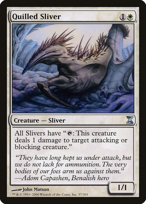 Quilled Sliver\nTime Spiral\nSingle\nMagic The Gathering