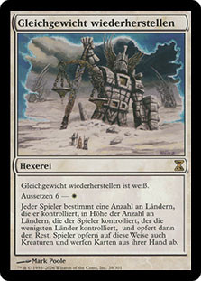 Restore Balance
Time Spiral - German
Single
Magic The Gathering