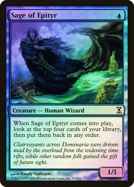 Sage of Epityr\nTime Spiral\nSingle\nMagic The Gathering