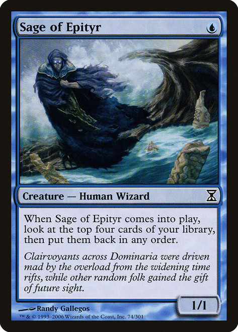 Sage of Epityr\nTime Spiral\nSingle\nMagic The Gathering