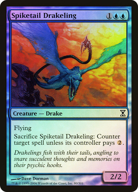 Spiketail Drakeling\nTime Spiral\nSingle\nMagic The Gathering