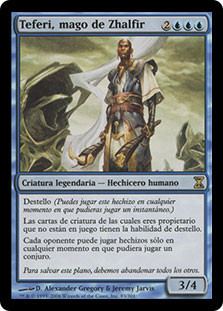 Teferi, Mage Of Zhalfir
Time Spiral - Spanish
Single
Magic The Gathering