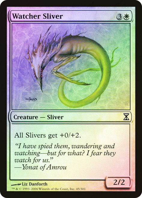 Watcher Sliver\nTime Spiral\nSingle\nMagic The Gathering