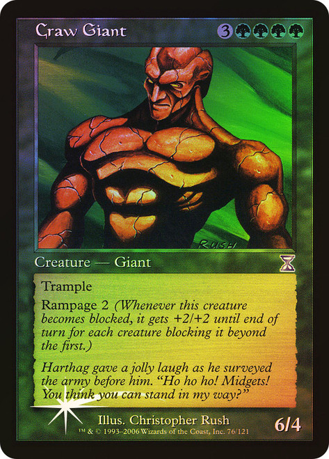 Craw Giant\nTime Spiral - Timeshifted\nSingle\nMagic The Gathering