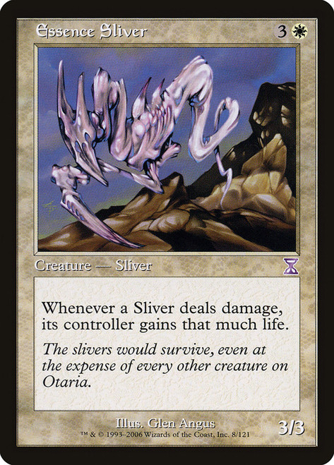 Essence Sliver\nTime Spiral - Timeshifted\nSingle\nMagic The Gathering