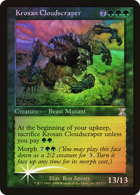 Krosan Cloudscraper\nTime Spiral - Timeshifted\nSingle\nMagic The Gathering