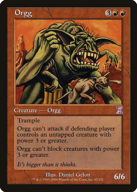 【Foil】解体するオーグ/Butcher Orgg[ONS] 英語 Butcher Orgg | Onslaught | Star City Games