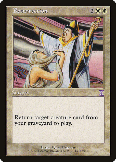 Resurrection\nTime Spiral - Timeshifted\nSingle\nMagic The Gathering